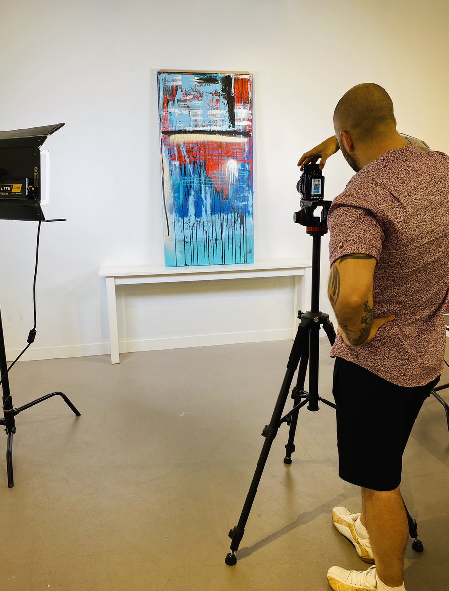 Some shots from today’s photoshoot with @_dannygibson. Show goes August 29. More to come. #psenrart