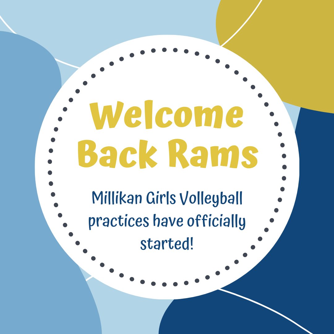 Millikan Girls Volleyball (@rams_volleyball) on Twitter photo 