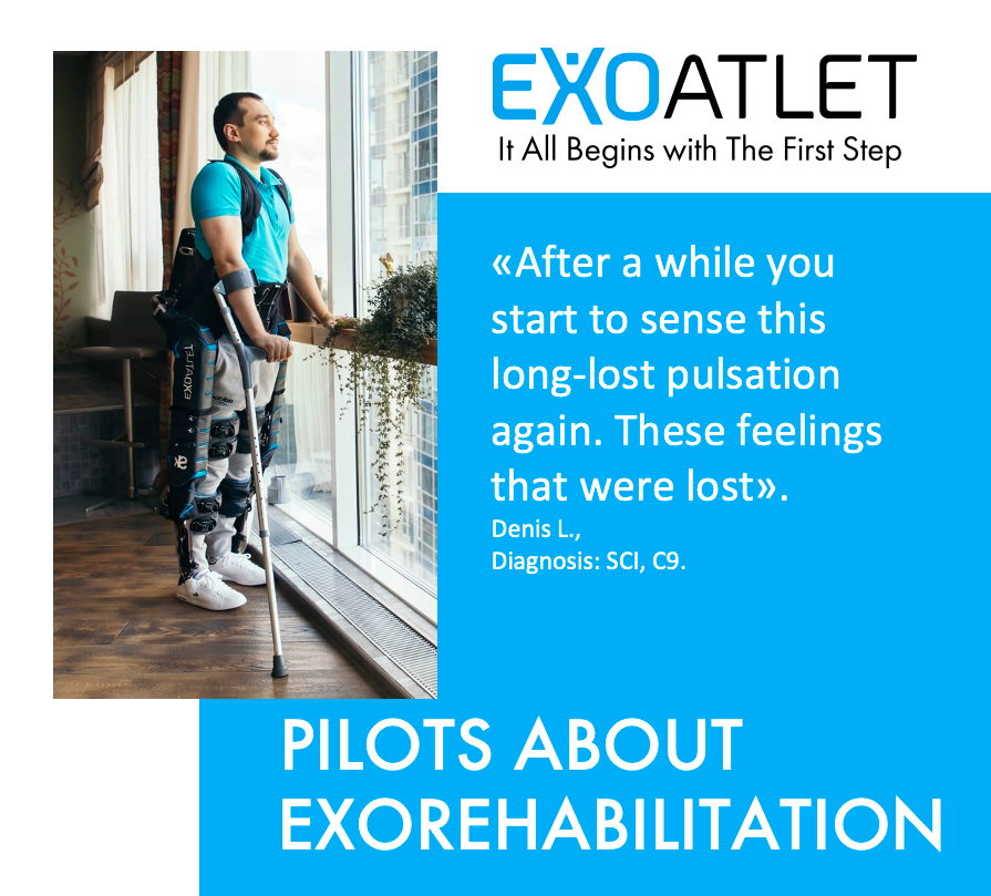 ExoAtlet's tweet photo. Every life matters to us! We are happy to see our Pilots grow and getting back to better life. Here is what one of Pilots shared and what empowers us! 

#motivation #exoatlet #exoskeleton #ekso #walkagain #robotics #health #rehabilitation #medicine #technology https://t.co/MquiQ7olBx