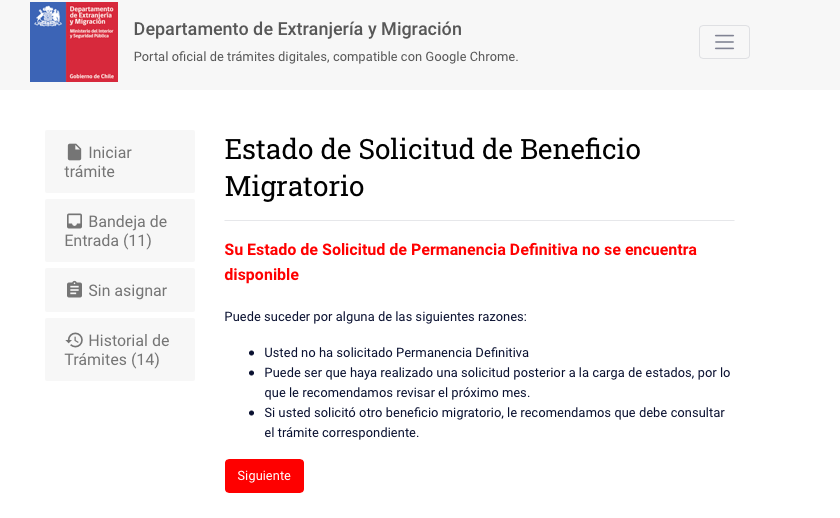 AlineAprileo's tweet photo. @DptoExtranjeria, hola! Hice el tramite para la VISA definitiva en febrero y hasta mes pasado lograba consultar el estado de tramite por la pagina web. Hoy, para mi desespero, me aparece ese mensaje. Qué ha pasado con mi solicitud? https://t.co/1DcptEP4Ka