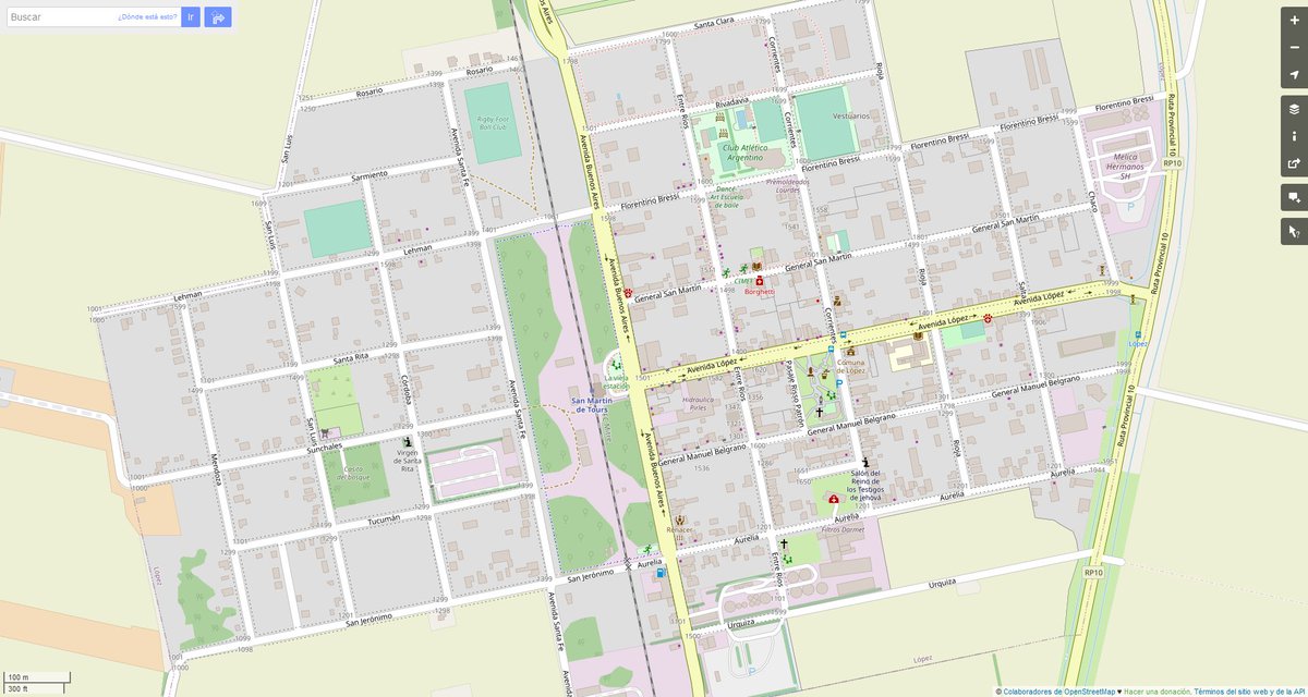 juanblas09's tweet image. Mirá como un poquito de dedicación puede convertir un simple damero de calles en un mapa super detallado de un pueblo, eso es lo que nos diferencia de los mapas comerciales, felices 16 años OSM! @OpenStreetMapAR #OpenStreetMap16