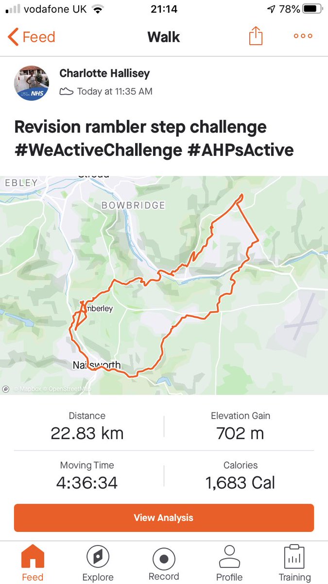 Char_lot_'s tweet photo. Revision ramblers step challenge completed. 12985 done+ 17,420 steps. Over to you Megan! #WeActiveChallenge #AHPsActive https://t.co/uv9Oml8vip
