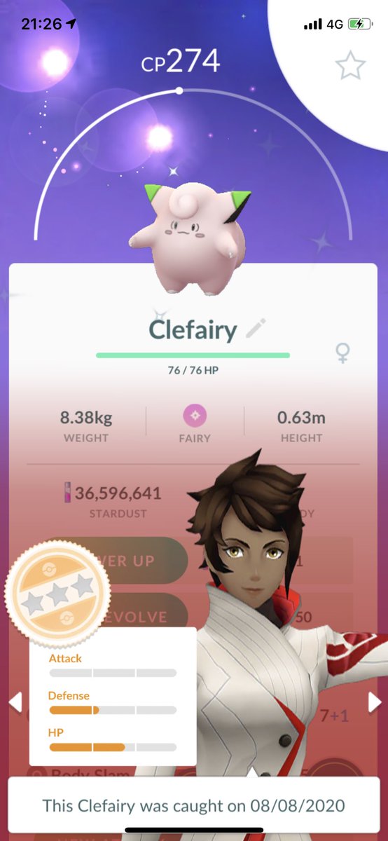 gainford's tweet photo. 4th shiny #Clefairy. #GotchaCatch #PokemonGoApp #PokemonGo #Pokemon #ShinyHunt https://t.co/bEWluaphry