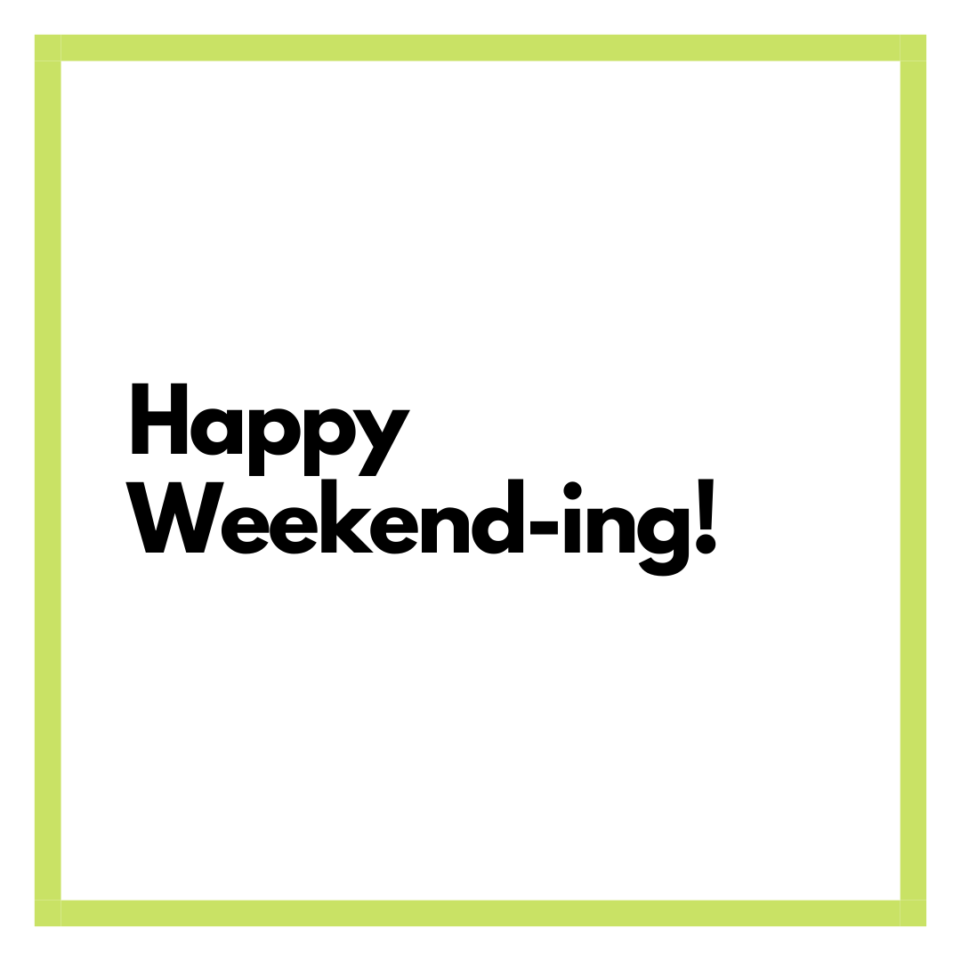 We wish you a great weekend whatever you are doing or where you are. Happy Weekend-ing! #staysafe #socialdistance #fewerfacesbiggerspaces