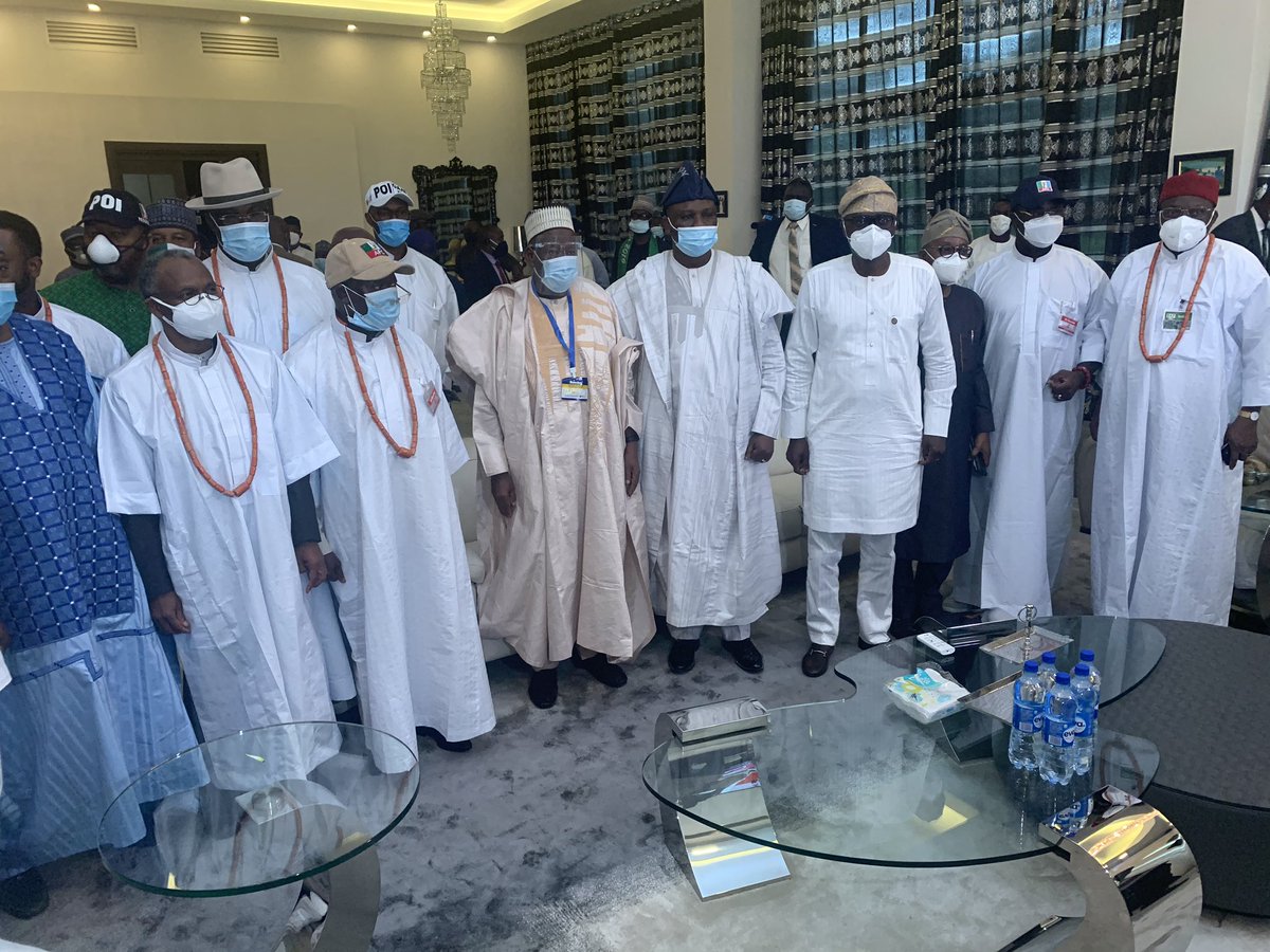 GovKaduna's tweet photo. Malam Nasir @elrufai was in Benin today with other governors, ministers and party leaders for the flag-off of the APC’s campaign for the Edo State gubernatorial election https://t.co/IVSpGcWTro