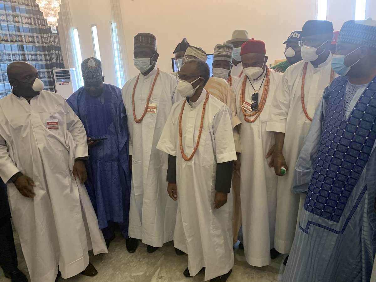 GovKaduna's tweet photo. Malam Nasir @elrufai was in Benin today with other governors, ministers and party leaders for the flag-off of the APC’s campaign for the Edo State gubernatorial election https://t.co/IVSpGcWTro