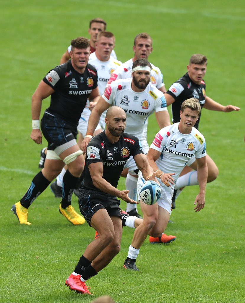 samurai_sports's tweet photo. Lots to play for as the @ExeterChiefs Squad play an in house training game. Home and Away #Iconix kit on display. Can’t wait for the @premrugby to restart #RugbyFix https://t.co/SKBaG2igj8