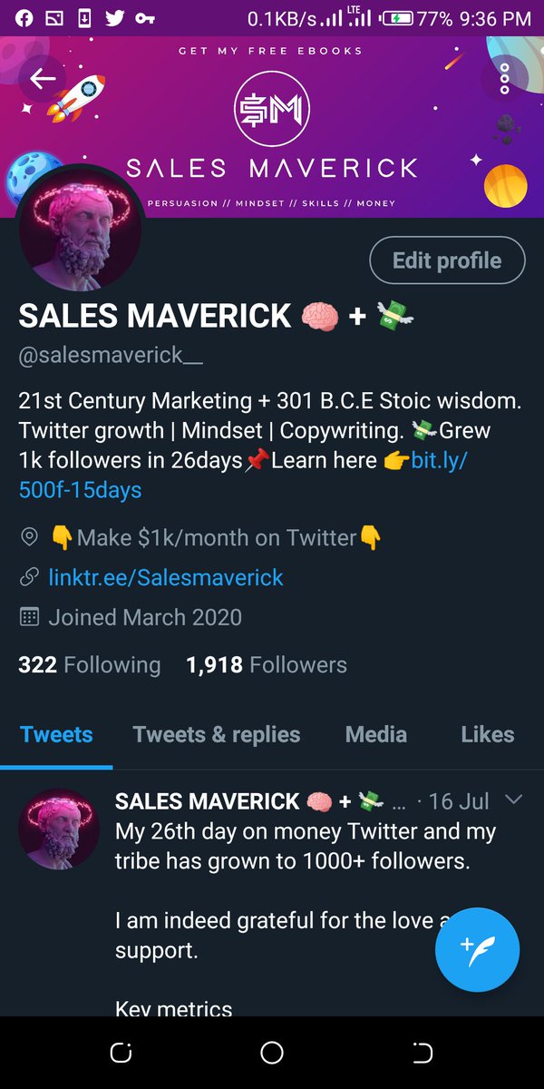 Super grateful and full of thanks to my twitter family.I've hit 1900 today and over 500 downloads on my free products.Realising my first official product when I hit 2k.Thank you for the love and support