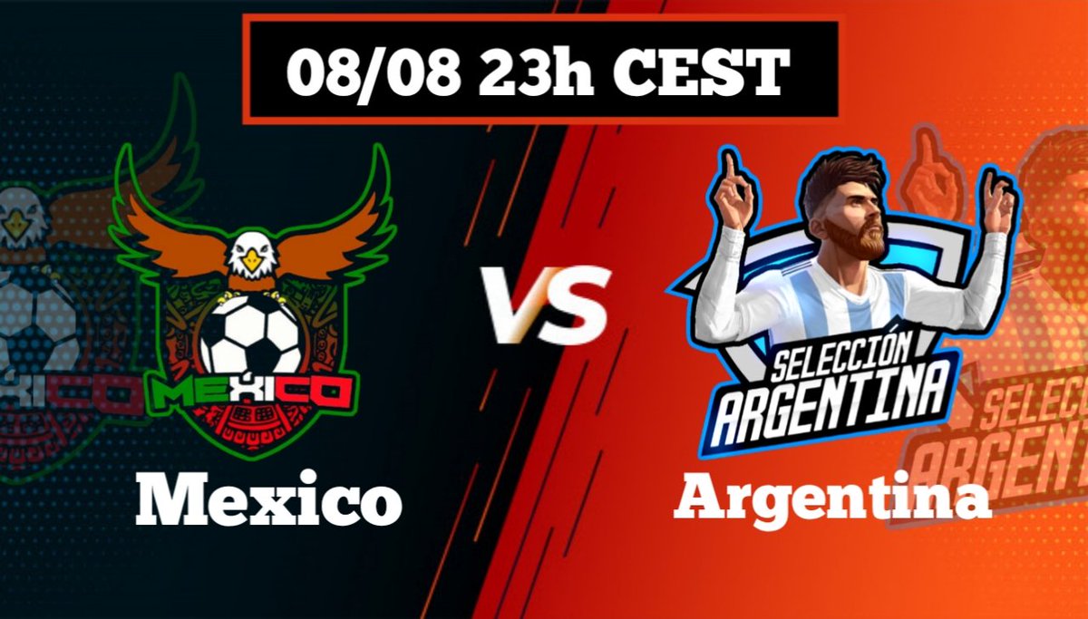 OlympicsRh's tweet photo. In 10 minutes start the match MEXICO 🆚 ARGENTINA 🔥🔥 https://t.co/qdcMXQk0cE