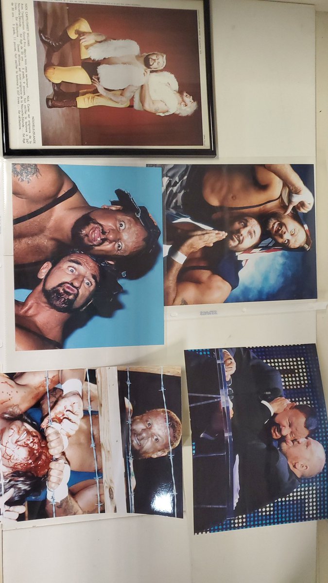 PWHF123's tweet photo. @BushwackerLuke #LUKE and #BUTCH 2020 Induction display photos at #pwhf 
2020 Tag Team Inductees 
#respect #pwhfproud #sharingtheloveofwrestling https://t.co/c0gZsxmdf2