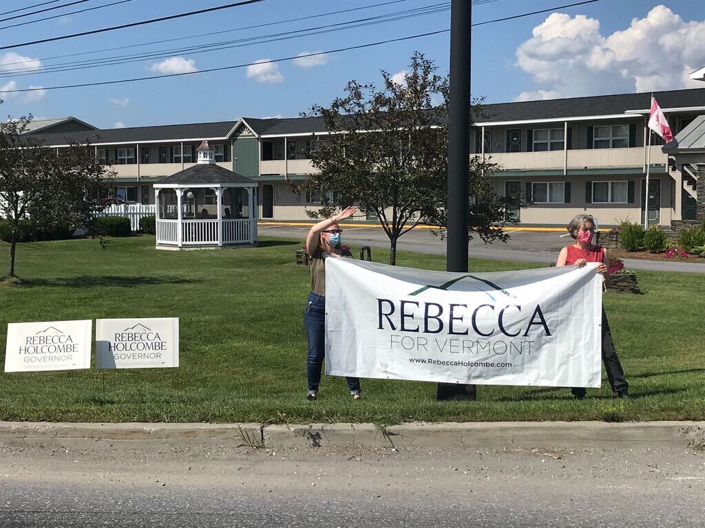 RHolcombeVT's tweet photo. We made it to Greensboro, Morrisville, Stowe, and Waterbury! That wraps up Day 1 of GOTV, see you tomorrow! #believeinvt #vtpoli #gotv https://t.co/CMrJTsT9bu