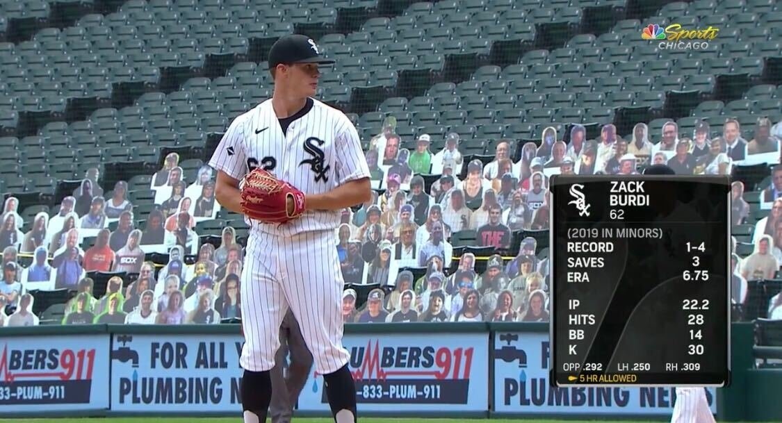 19,766th player in MLB history: Zack Burdi- grew up a White Sox fan in the Chicago suburbs - 1st round pick in '16 out of Louisville- Tommy John in July '17 (up to 102 MPH pre-surgery, still up to 99 MPH now)- knee surgery in June '19- younger brother of Pirates RHP Nick