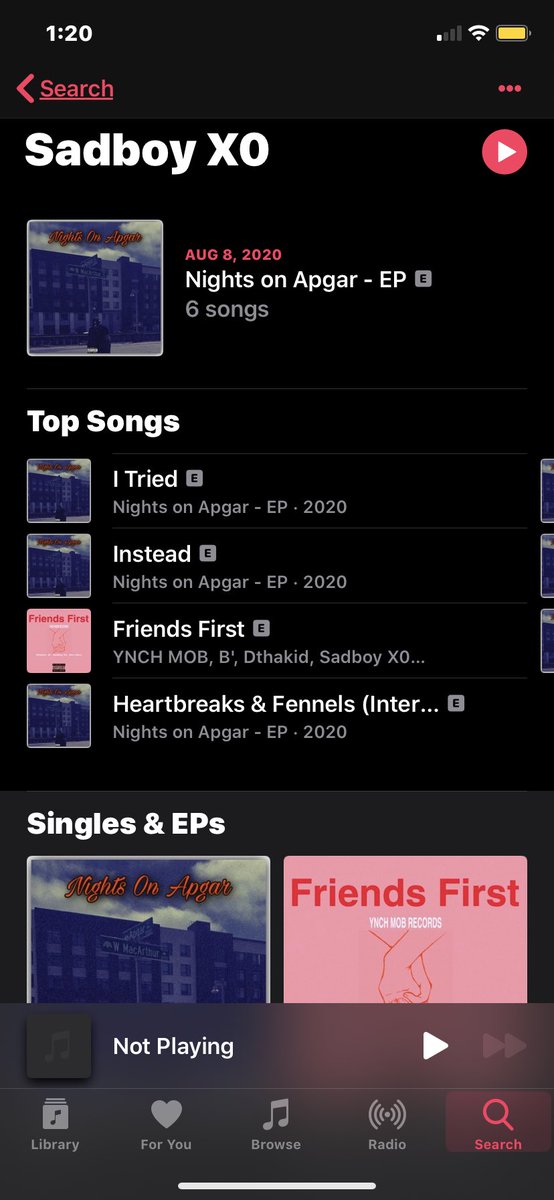 S4dboyX0's tweet photo. EP OUT NOW TUNE IN🧡⚡️🦅 https://t.co/JdqAdWsboW