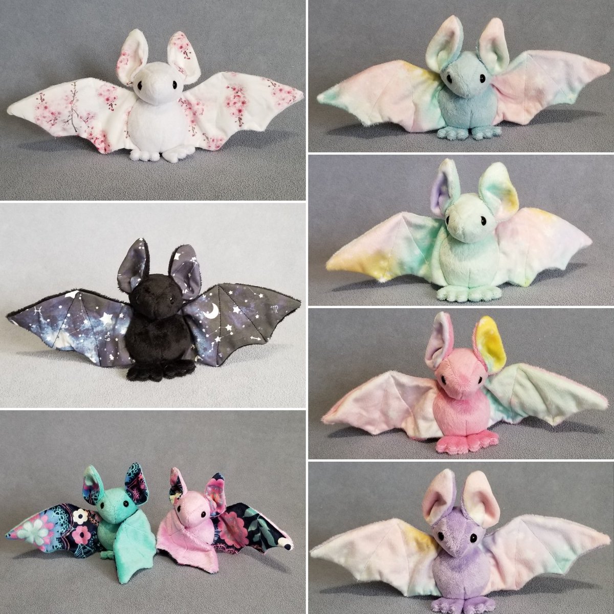 SewCraftNbead's tweet photo. Made an army of bats! Available now on my etsy shop! Link in bio.
Used @BeeZeeArt bat pattern to make these.
#bat #batplush #plush #plushie #batplushie #bats #handmade #custom #custombat #handmadecustom #handmadetoy #design #Creative #etsy #EtsySeller #etsyshop #etsyhandmade https://t.co/cB0d87oVrW