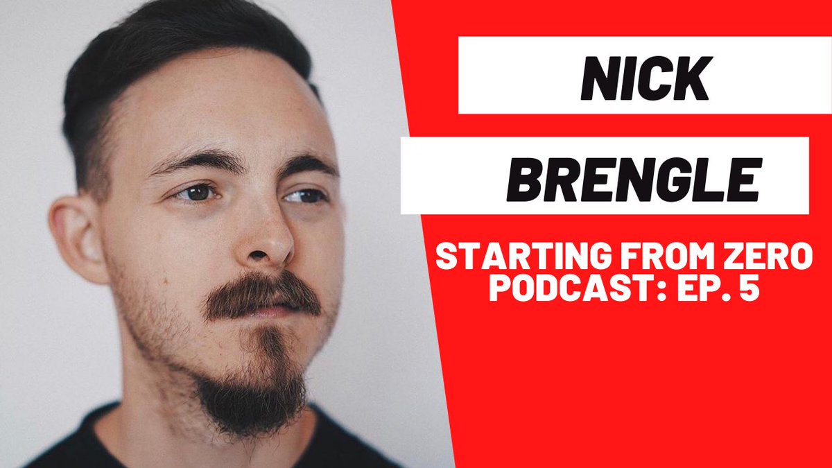 startingfrom_0's tweet image. New podcast episode with filmmaker, content creator, and artist Nick Brengle youtu.be/RqPeLH8Nw8M #startingfromzero #nickbrengle #filmmaker #youtube #podcast