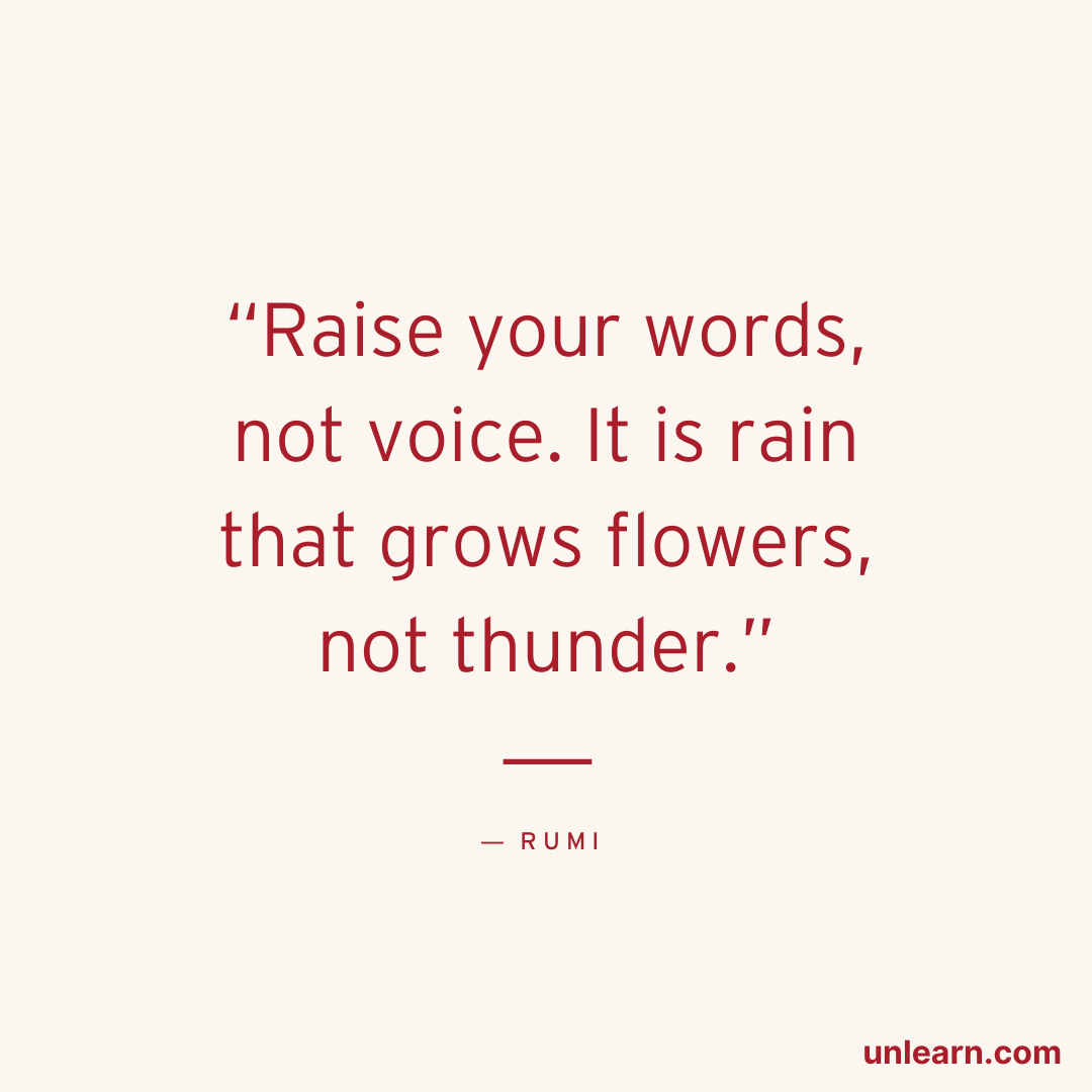 unlearn_com's tweet photo. What is the difference between being loud and being heard?

#unlearn #quoteoftheday #rumi #quotestoliveby https://t.co/asVL4sBSFm
