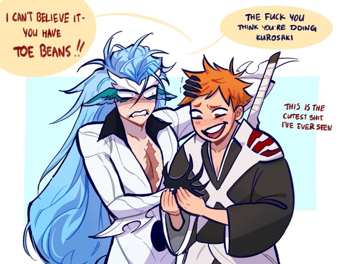 1. ichigo doesn't know what personal space is
2. paws!!!!
#bleach #grimmichi 