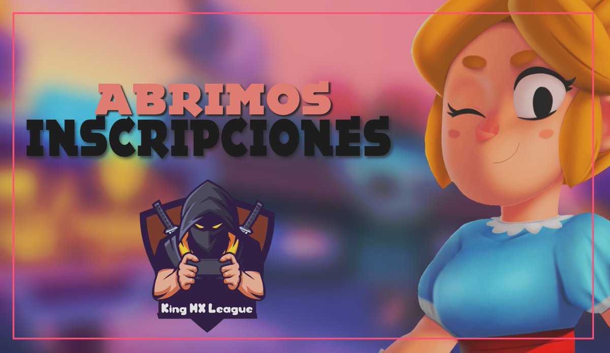Les traemos la primera edición de la "KINGS MX LEAGUE"  
❄Con premio de 50 dólares 💰
#BrawlStars | Inscripciones abiertas  cupo para 32 equipos.
Requisitos:
❄Seguir a @Seb970, <a href="/BsYuriSnow/">❄Yuriᵀᴹ❄</a> &amp; <a href="/_KingsMX/">Kings👑MX</a>
❄Conseguir 15 rt's
❄Menciona 3 equipos 
❄Dar ♥️ y 🔄
(Pruebas al MD)
