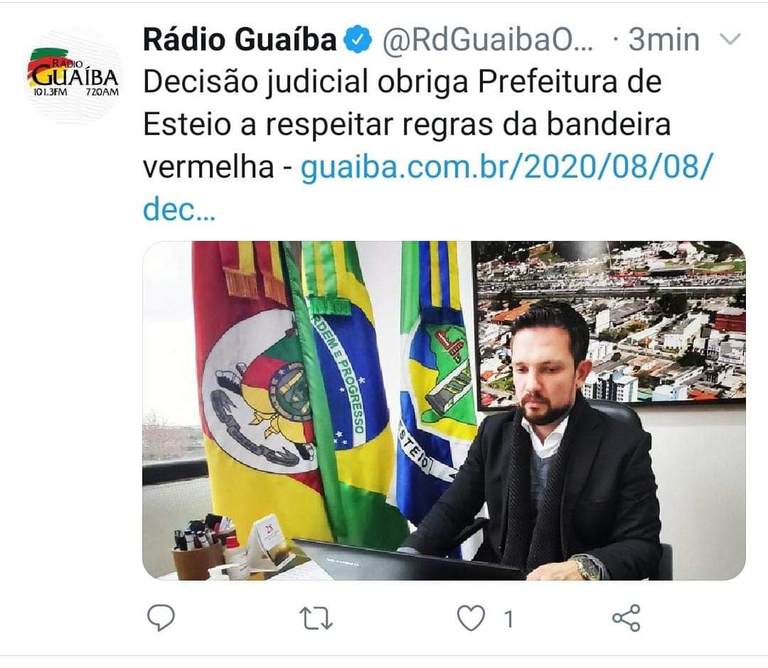 alefffernando_'s tweet photo. Prefake @leo_pascoal jogou tudo ou nada na semana do dia dos pais. Abriu o comércio da cidade de forma inconsequente  no momento mais difícil da pandemia na cidade. Esperamos que o presente aos pais, não sejam o vírus. #Esteio #COVID__19 #PreFake https://t.co/pRAPQq7IID