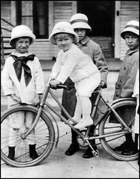 Things could have been much different for President Ford with a bike network. Here he is as a youngster on a bike.