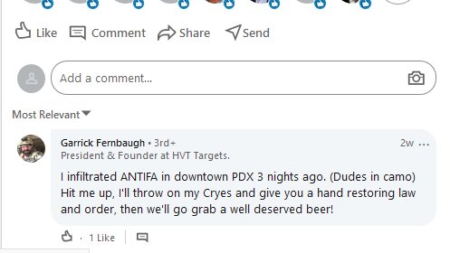 Once source claimed that Louis was completely unhinged, during our research we found a comment written by Garrick that detailed he had infiltrated Antifa about two-weeks ago.Archive:  http://archive.vn/NehjV&nbsp;