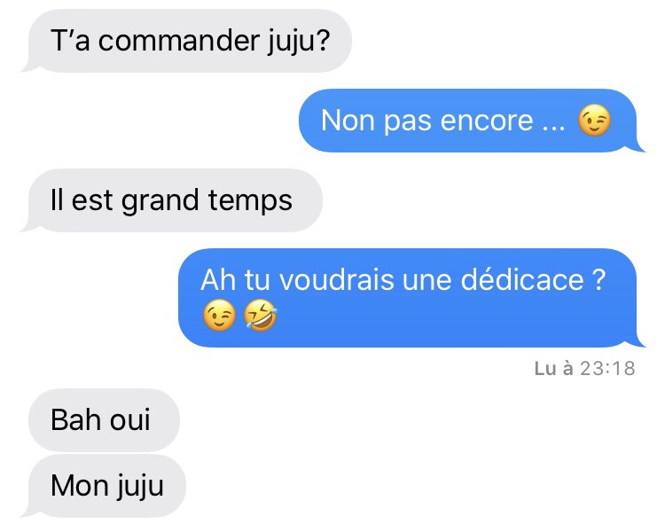 Cat2978's tweet photo. @jdoreofficiel ma fille, en vacances chez son papy et sa mamie, est inquiète apparemment ... bon j’crois je n’ai pas le choix ... je précommande ... croisons les doigts pour la dédicace ... prénom : Élodie ... 🤞🙏🏻 https://t.co/3i2Ho4vsNg