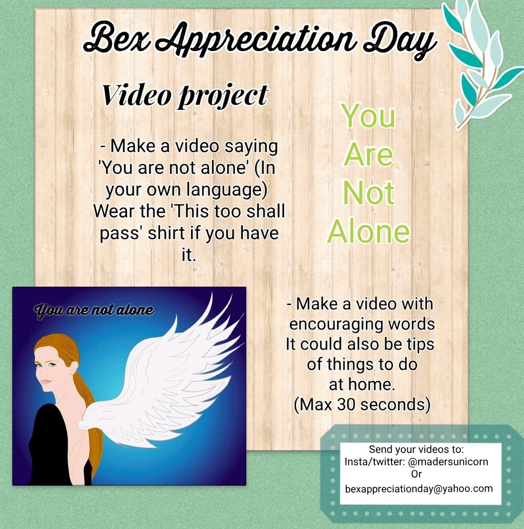 BexCelebrateDay's tweet photo. Video project! You can do both videos or one of them💚 We will post the video on the 15th of August on #BexAppreciationDay 
Deadline: August 14th! https://t.co/uMopp3aF0P