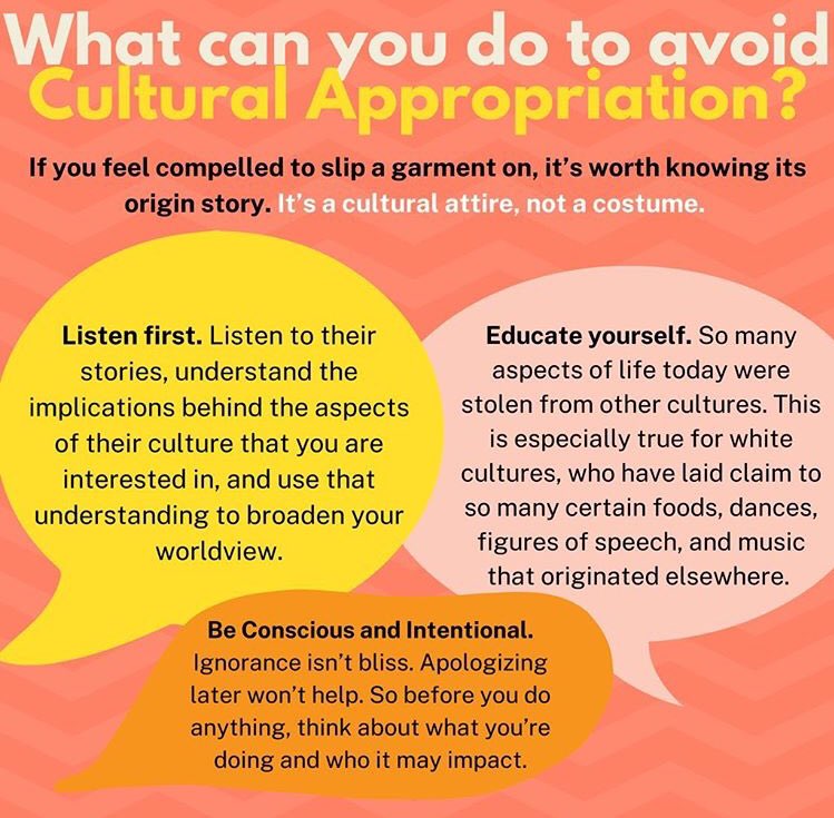 Appreciation vs. appropriation and what you can do to avoid the latter. (3/3)