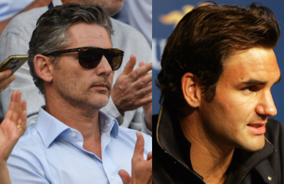 But what if your hair is too thick/wavy?No problem. Don't need to grow it out as long. Sweep it back with light gel or cream. Embrace the waviness. This is what I'll be doing.