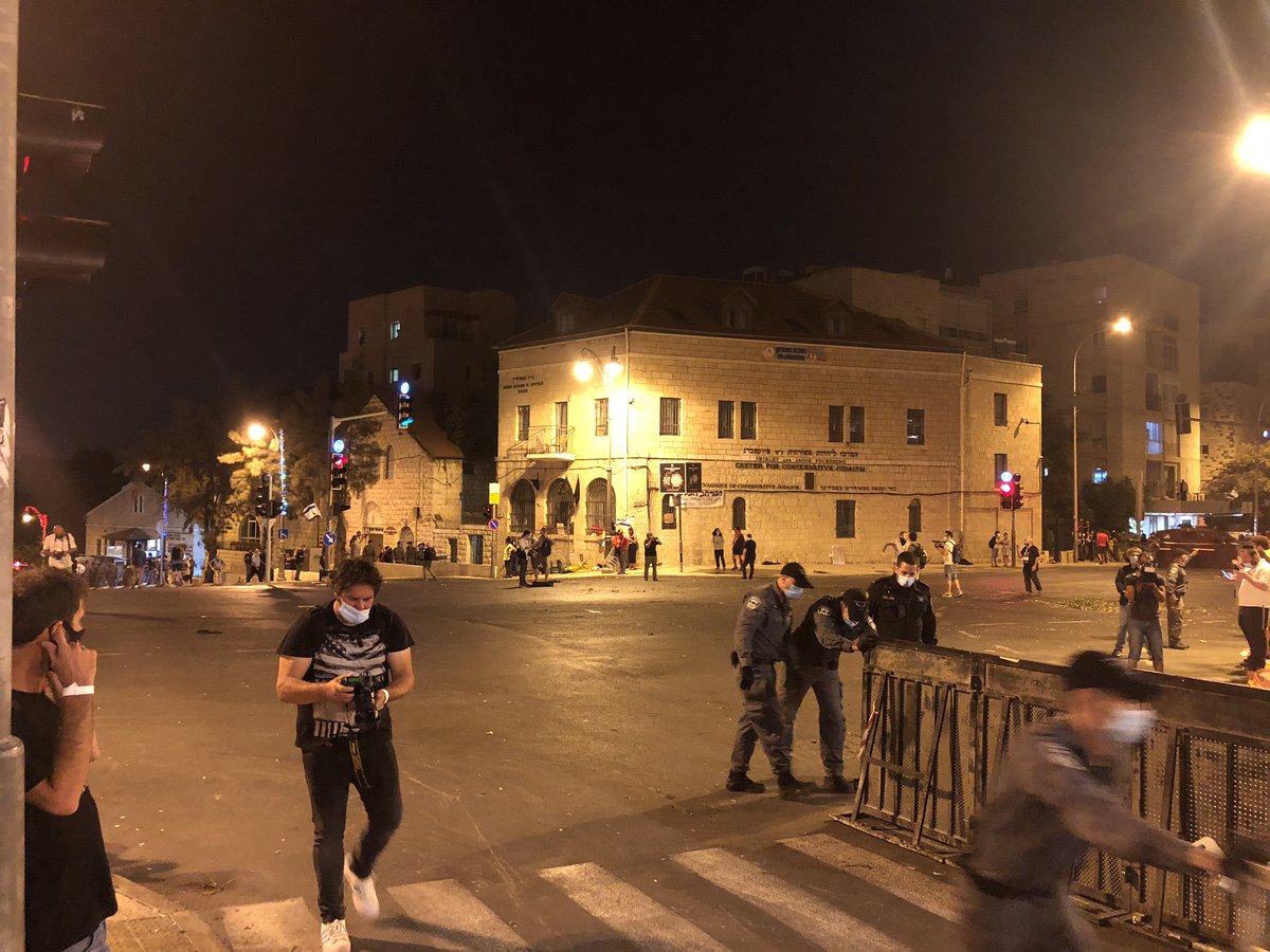 Police have cleared the square; that’s it for another night