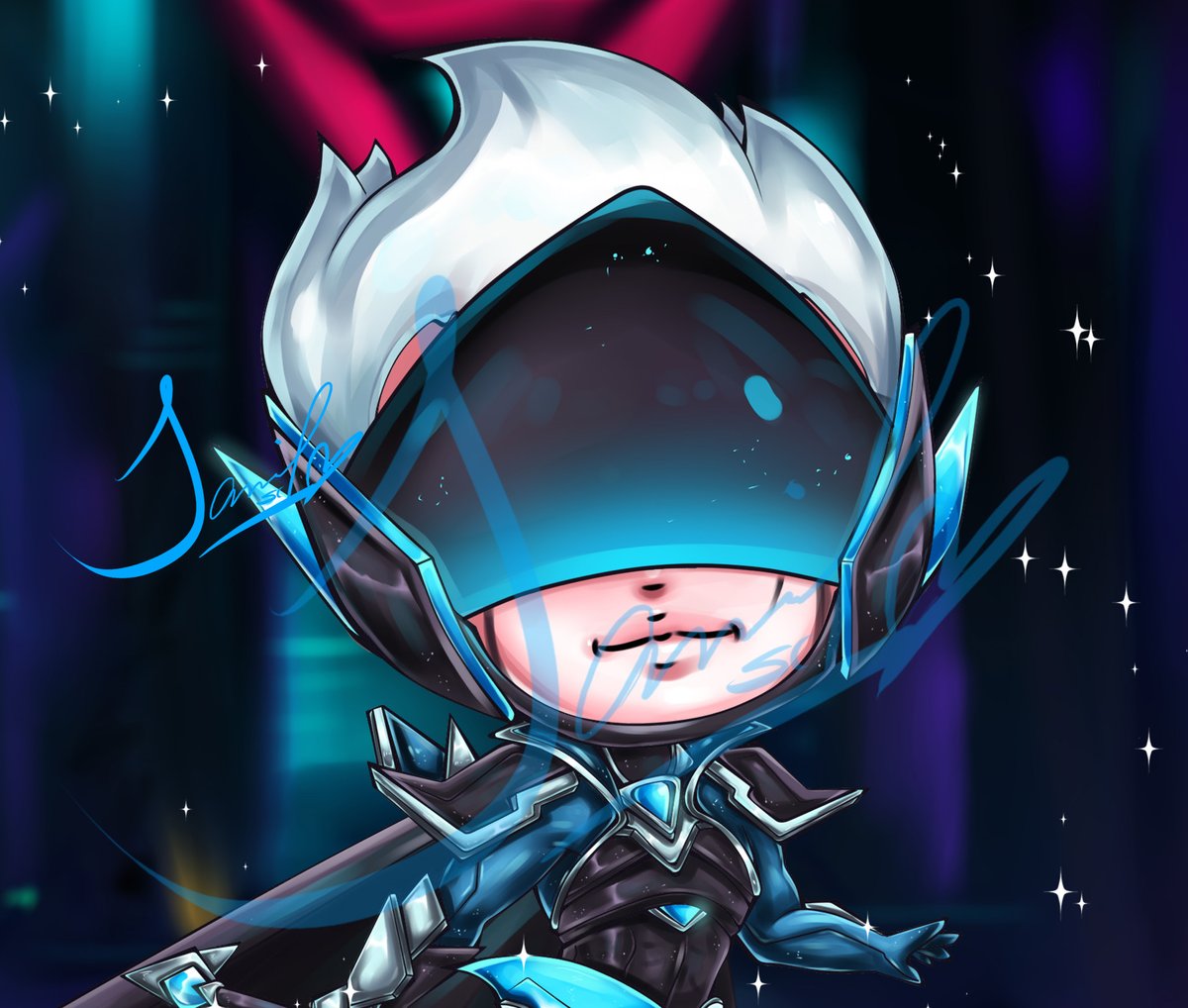 Jamilsc Open Commission Commission For Caerbear1 Thanks For The Support Fan Art Skin Ahri And Darius Project This Was Completed A Few Days Ago I Will Upload In Parts