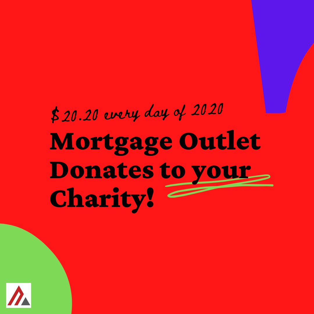 MtgOutlet's tweet photo. Friends, family, Realtors and referral partners: We are so excited that we've donated $20.20 EVERY DAY in 2020!
We need your HELP to continue to support our Canadian Charities. RETWEET AND COMMENT with YOUR FAVOURITE CHARITY and we will donate $20.20! https://t.co/vQubH8f3hU https://t.co/jOb6MxSSy5