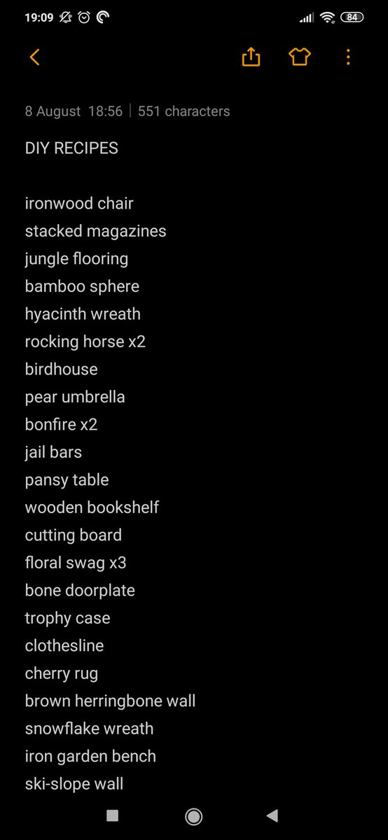 lisaisoverit's tweet photo. I have a bunch of diy recipes that I want to get rid of. DM me for a DODO code to come get them. #animalcrossing #ACNHTRADE  #acnh #acnhdiys #diytrade https://t.co/MtbQFoW3W8