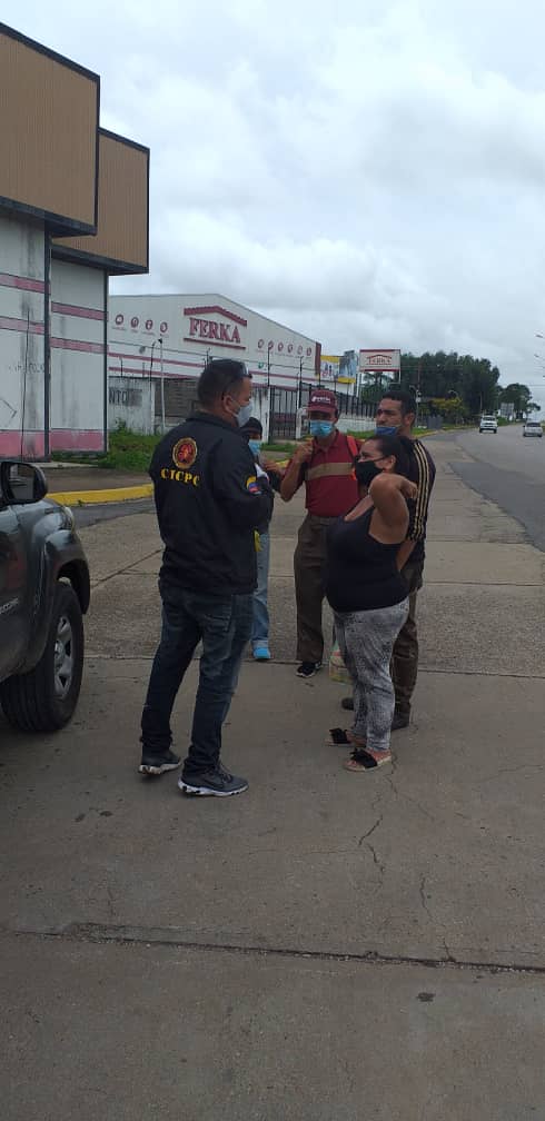 Bloque de Búsqueda Monagas, se encuentra desplegados en la calle, llevando mensaje de sensibilización contra el virus COVID-19.-