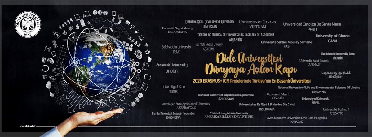dicleuni1973's tweet photo. #DicleÜniversitesi #Dünyayaaçılankapı #2020ERASMUS+ICM Projelerinde Türkiye’nin en başarılı üniversitesi #ösym #tercih2020 #tercihimDicleÜniversitesi #kalitelieğitiminadresi https://t.co/xn2V9XYVcq
