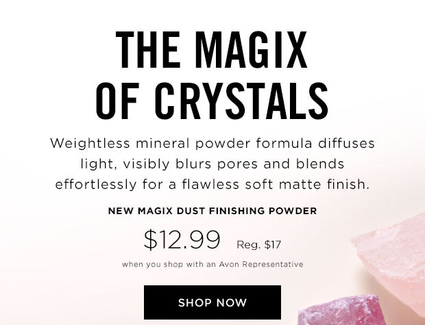 AvonLadyNJ's tweet image. Get The Perfect Soft #MatteFinish. 

New Magix Dust #FinishingPowder. 

SHOP NOW &amp;gt; bit.ly/2OzwcKh