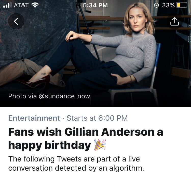 Fans wish *DePaul Legend* Gillian Anderson a happy birthday 