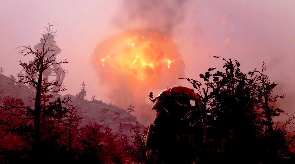 WreckItRenee's tweet photo. Sometimes you just want to set the world on fire... #Fallout76 #NukeItAll https://t.co/kxE5RFDYiB