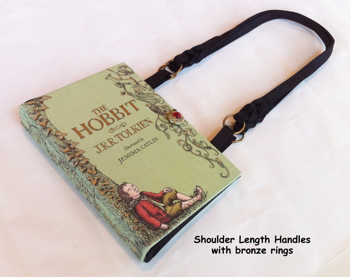 NovelCreations's tweet photo. The Hobbit Book Purse - JRR Tolkien Book Cover Handbag - The Hobbit Book Clutch - LoTR Cosplay Costume - The Shire Pocketbook - LoTR Gift https://t.co/KBhAcqmdWO #Etsymntt #booklover #bookpurse #BookCoverHandbag https://t.co/LtZGFTxFmD