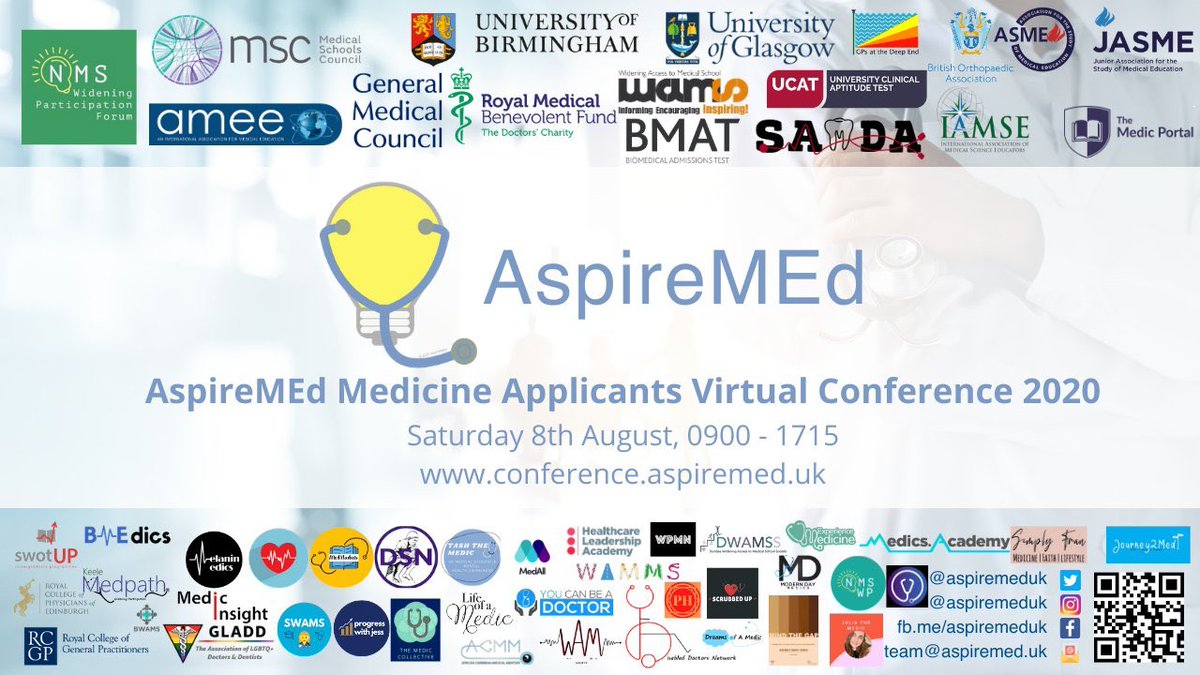 WentinChen's tweet photo. Thatโs a wrap for the AspireMEd Medicine Applicants Virtual Conference 2020!
Thank you to our incredible speakers, sponsors, endorsers, workshop hosts, ambassadors, collaborators, and attendees.
It was special.โจ
@AspireMEdUK
#AMAVC2020 https://t.co/at8GScCPYe