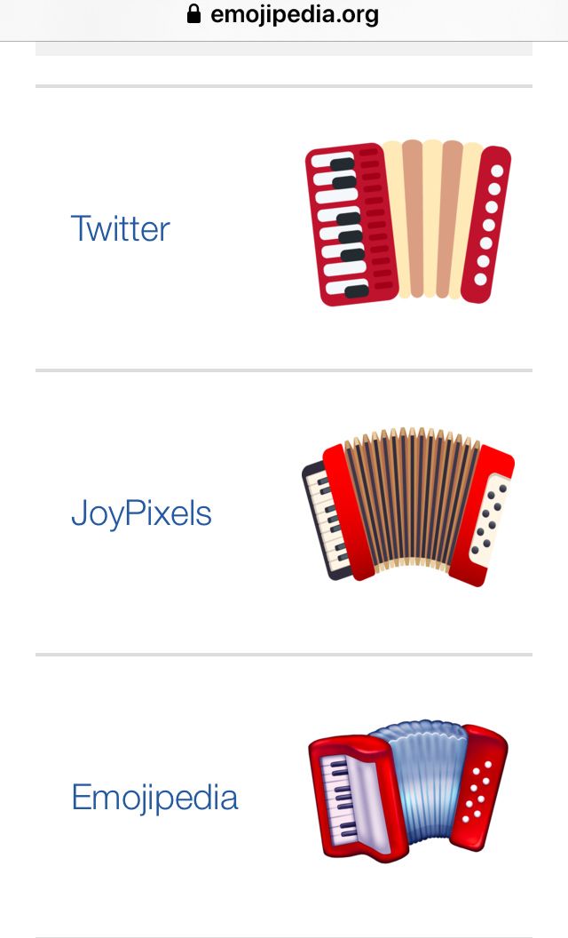AccordionEmoji's tweet photo. Check it out, as reported by @AccordionNoir, the new #AccordionEmoji has showed up on Instagram (and it’s monopolistic owner Facebook)!
🪗

They ignored button accordions again. Big piano needs to be broken up 🪧

You can cut and paste it from https://t.co/XhvZVlKbC0 https://t.co/E3ngUaE3KS