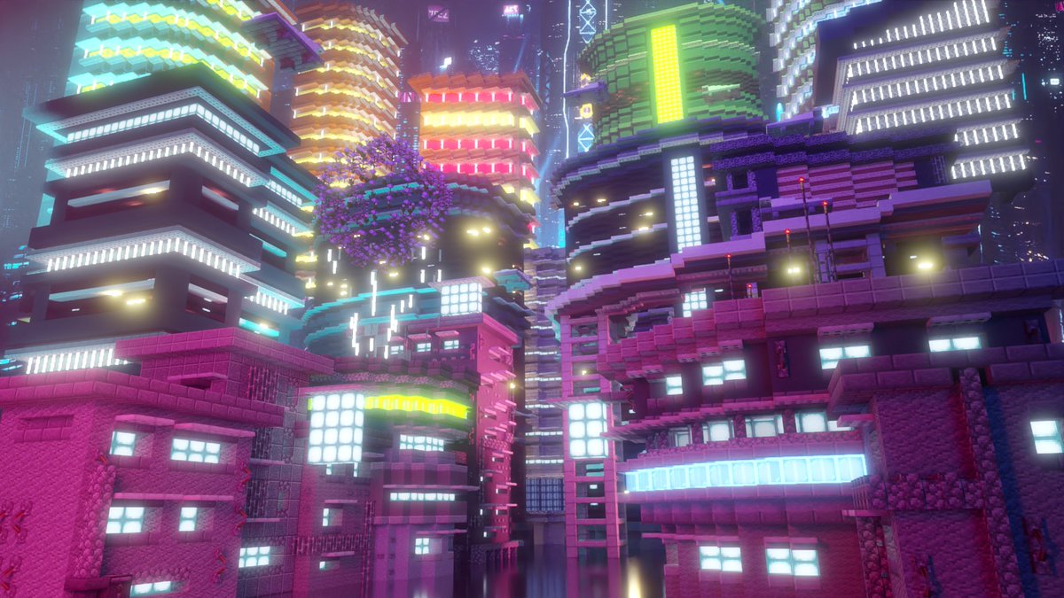 🌆Cyberpunk City at Night🌆

Built By: <a href="/H2CrO41/">H2CrO4</a> 
Rendered By: <a href="/Vnikus_Builds/">Vnikus Builds</a>