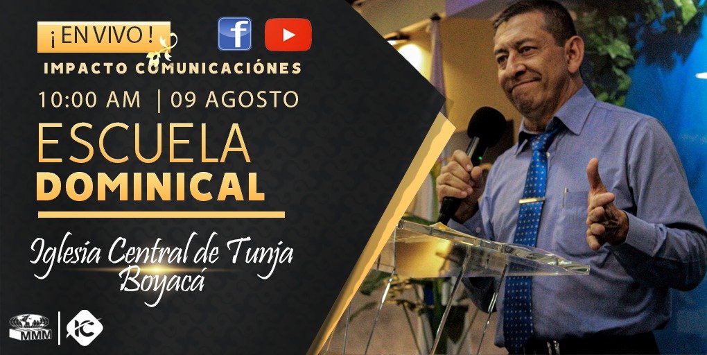 Te invitamos el día de mañana a participar de nuestra Gran  #EscuelaDominical, Dios tiene un hermoso mensaje para cada uno de nosotros, ¡NO TE LO PIERDAS!
#ImpactoComunicaciones  #ImpactoTv #Kyrios2020 #Zona27