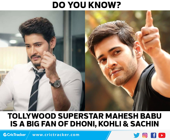 Cricketracker's tweet photo. Birthday boy Mahesh Babu is a big cricket fan. #HBDMaheshBabu https://t.co/9qtxVTC7RW