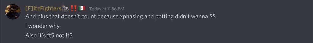 Snipez vs @LegendClan16 
best out of 5 4v4 win10 only
Win: 3-2(our favour)
Our R
xPhasinq Fullsendegirl  IDontWannaDie p0tt1ng
Notes: one of their members was toxic and everyone hackusated p0tt1nq and xphasinq and tried to gain an auto win because our member didnt feel safe ssing