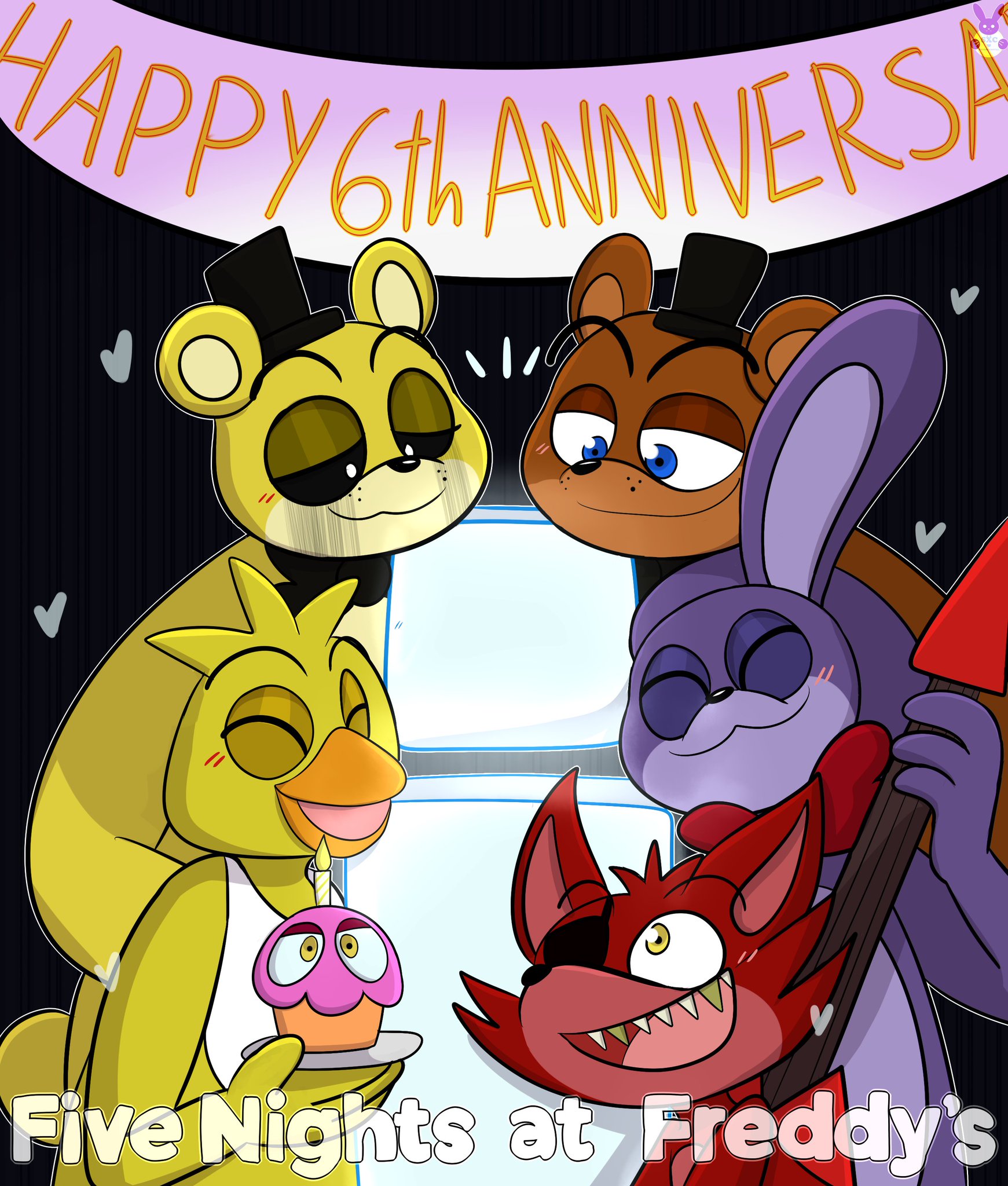 Game Jolt on X: Happy 8th birthday, Five Nights at Freddy's! 🎉🍕🎈💢 Are  you Freddy??? 🎤🧸🔦👀🩸 Time to celebrate 🔜  #FNAF  #FiveNightsAtFreddys #fnaffanart #FNaF_8th_Anniversary   / X