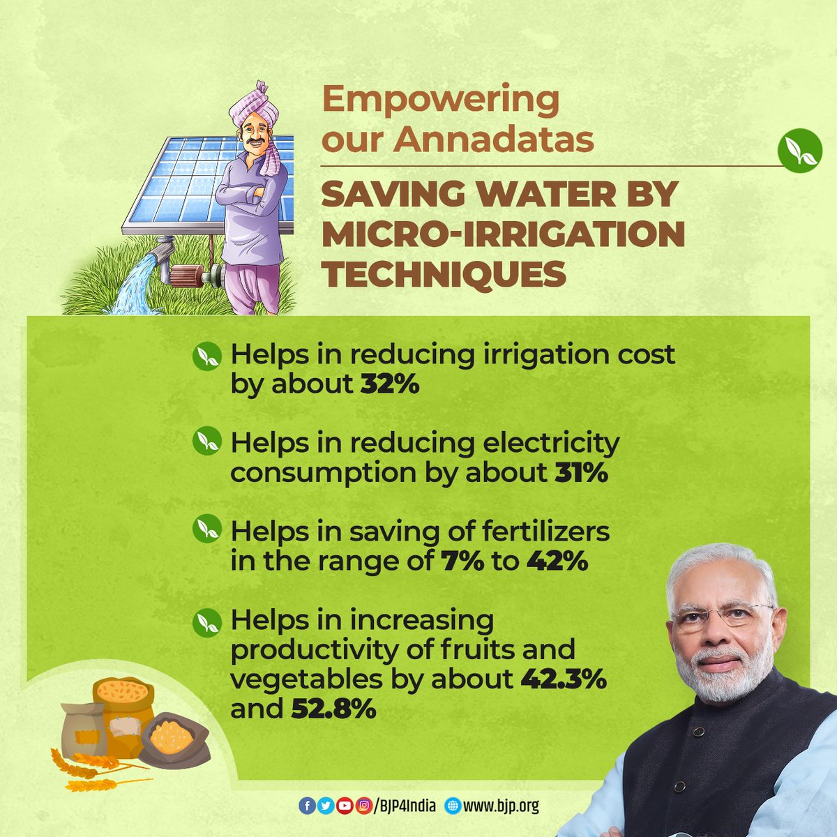 I congratulate &amp; thank PM Shri <a href="/narendramodi/">Narendra Modi</a> ji for launching financing facility under Agriculture Infrastructure Fund and releasing benefits under PM-KISAN. 

A resolute step towards empowering farmers, giving them due dignity and protecting their livelihood. #AatmaNirbharKrishi