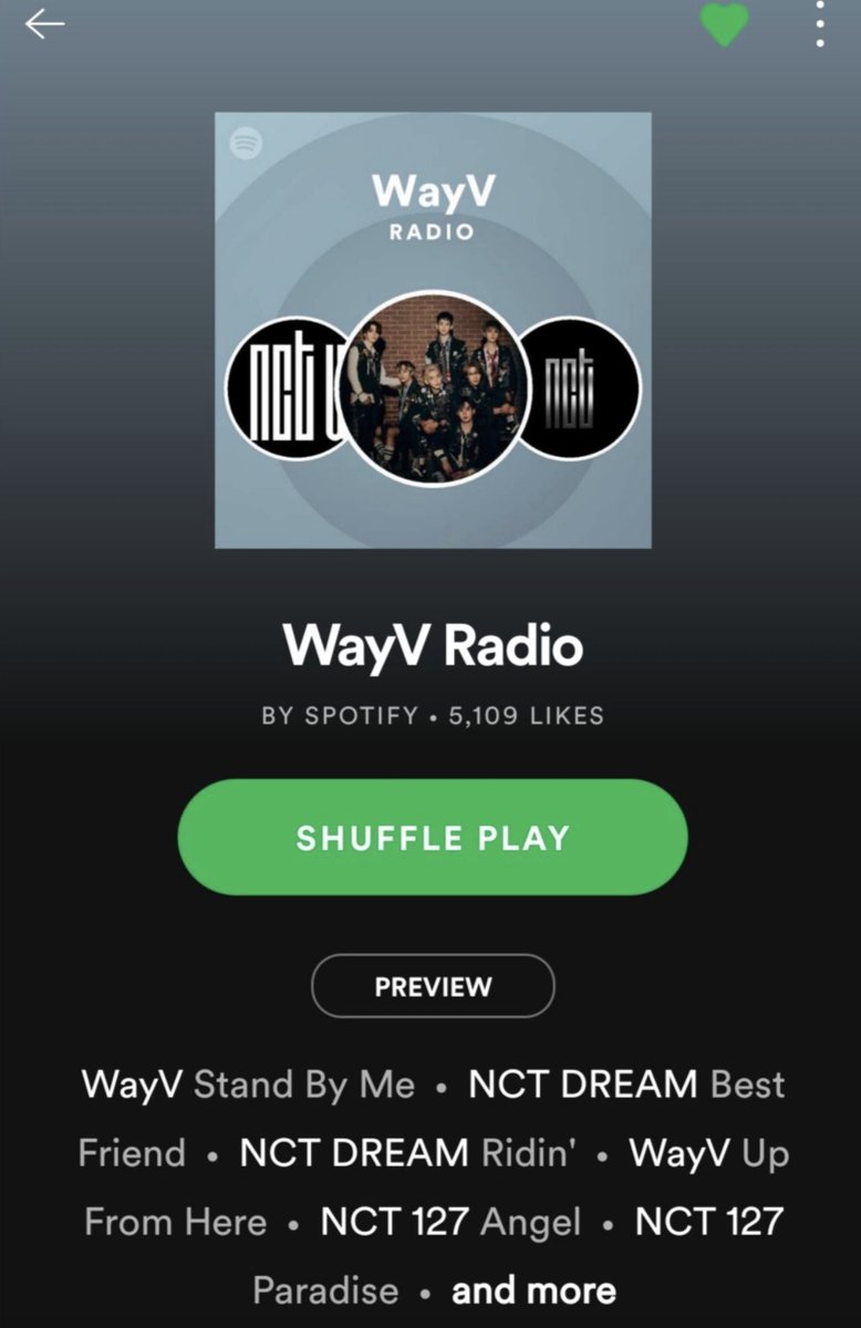 127, U, and Dream have had their own playlists apart from the NCT one for quite some time. And now that WayV is a part of the NCT one too, naturally SM is going to give WayV their own playlist as well. And the WayV radio includes NCT music. It's easy deducing.