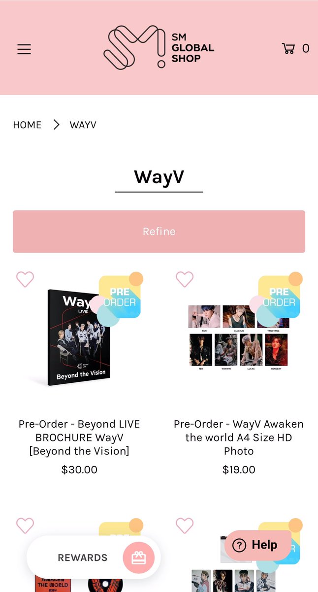 and at the time WayV couldn’t be formally acknowledged on SM’s socials. It was only Label V. But WayV were recently added to the SM store as a part of them moving WayV into the NCT brand. This probably began pre-ATW in April when WayV were added to the NCT playlist.