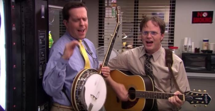 jbgatlin's tweet photo. Andy and Dwight are trending and it has nothing to do with The Office? Crazy times, indeed. https://t.co/nGzfGqvVVk